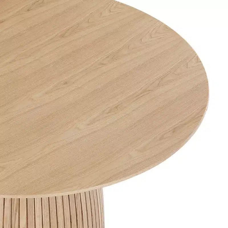 GDFStudio Brinelle Alvara Mid-Century Modern Round Dining Table