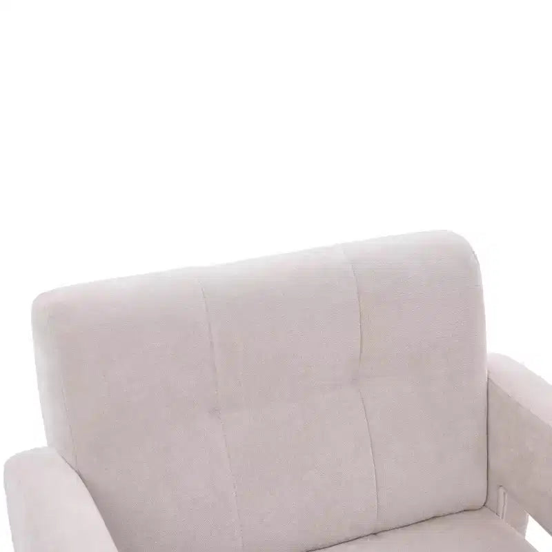 Upholstered Accent Chair Single Sofa Chair Padded Armchair Cozy Reading Chair, Modern Minimalist - ModernLuxe