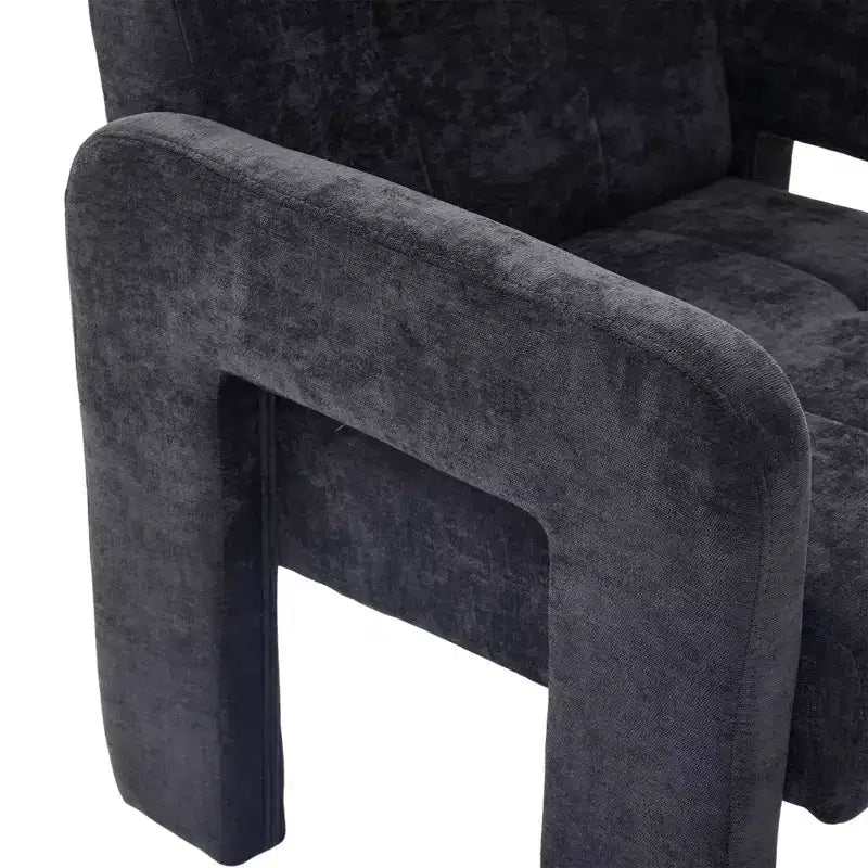 Upholstered Accent Chair Single Sofa Chair Padded Armchair Cozy Reading Chair, Modern Minimalist - ModernLuxe