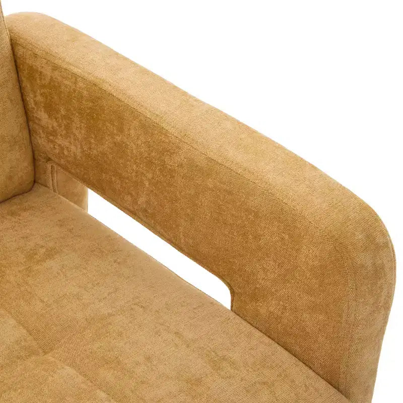 Upholstered Accent Chair Single Sofa Chair Padded Armchair Cozy Reading Chair, Modern Minimalist - ModernLuxe