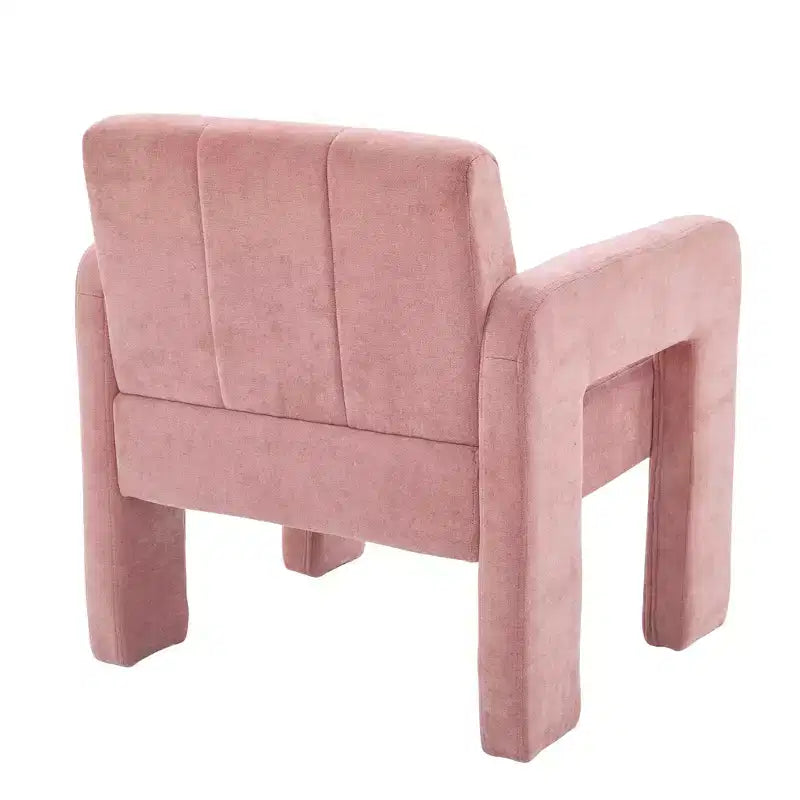 Upholstered Accent Chair Single Sofa Chair Padded Armchair Cozy Reading Chair, Modern Minimalist - ModernLuxe