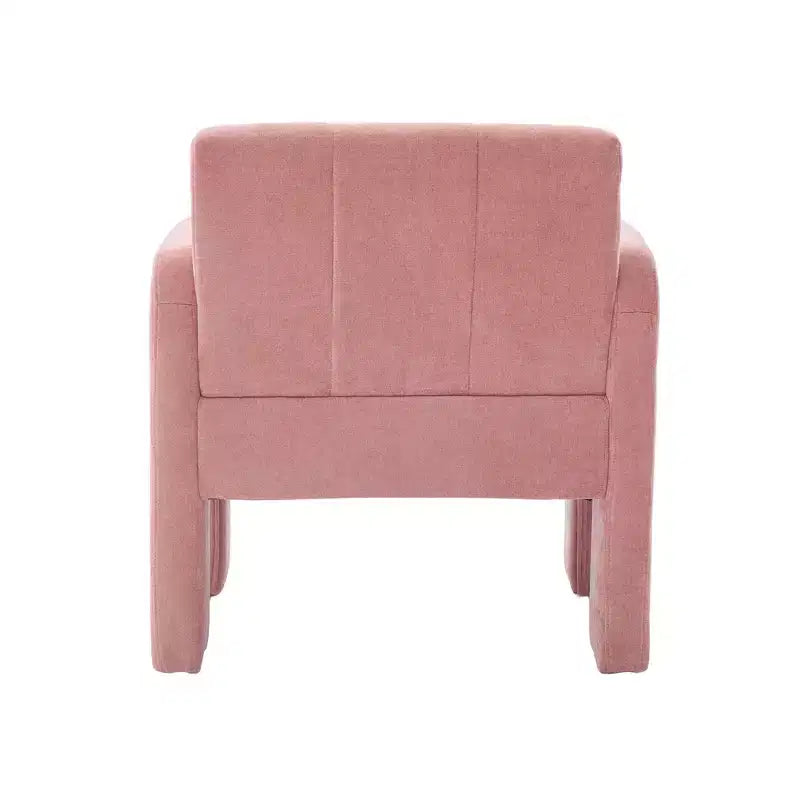 Upholstered Accent Chair Single Sofa Chair Padded Armchair Cozy Reading Chair, Modern Minimalist - ModernLuxe