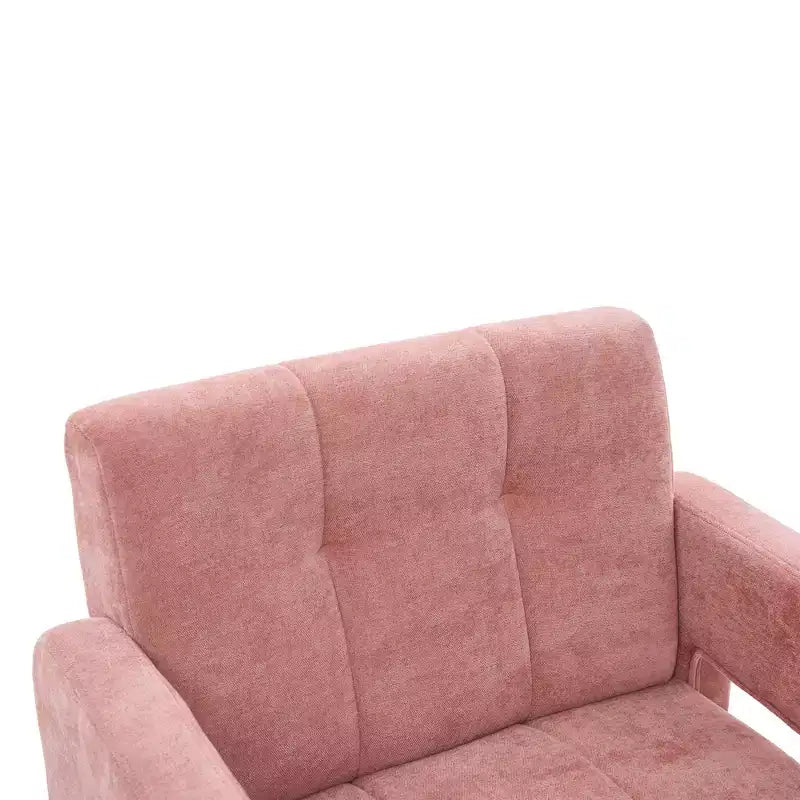 Upholstered Accent Chair Single Sofa Chair Padded Armchair Cozy Reading Chair, Modern Minimalist - ModernLuxe