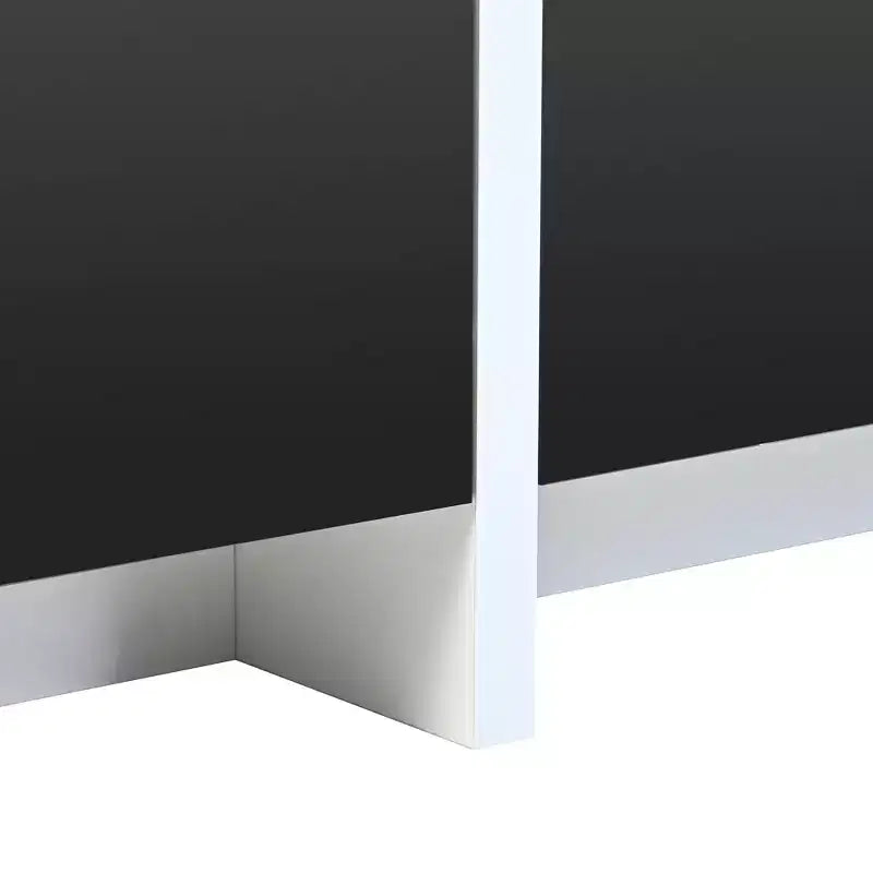 High Gloss TV Stand with for 80 TV, Wood TV Storage Cabinet with 2 Drawers and Doors, Entertainment Center Media Console for Living Room