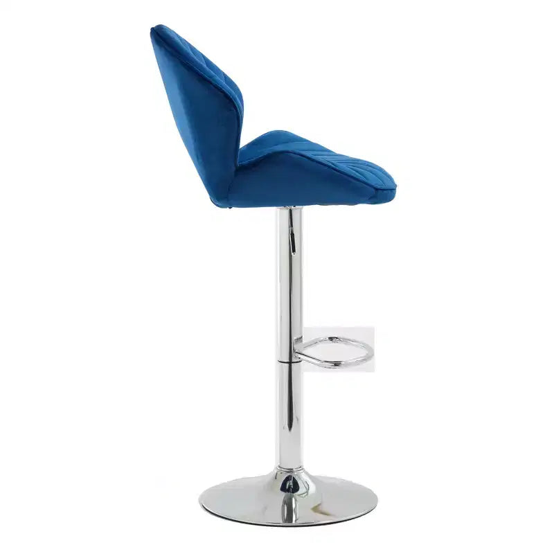 TUYOHW Modern Swivel Counter Height Bar Stools Set of 2,Adjustable Barstools with Chrome Metal Base,Bar Chairs for Kitchen,Home Bars,Office