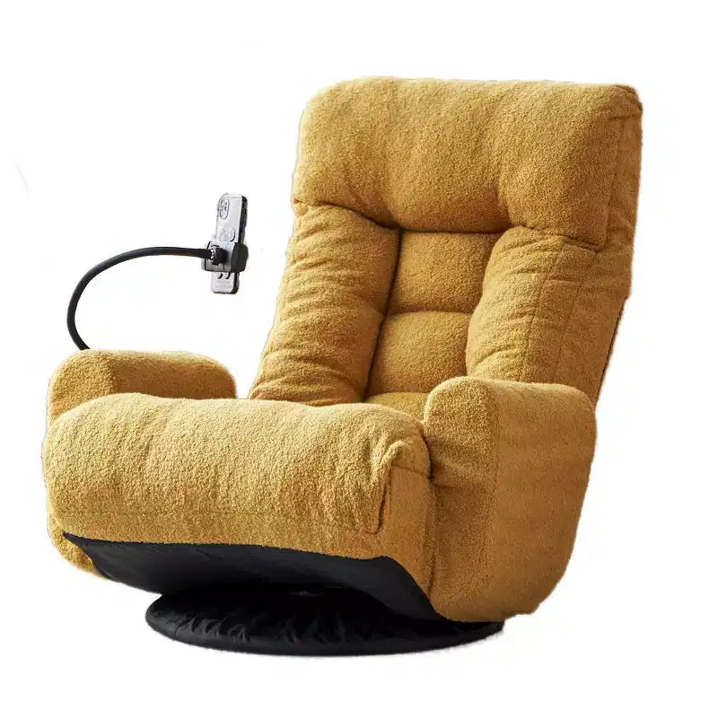 Okak 360Swivel Comfy Sofa Chair Lounge Chair, Recliner with Adjustable Head, Leisure Gaming Chair with Phone Stand for Living Room