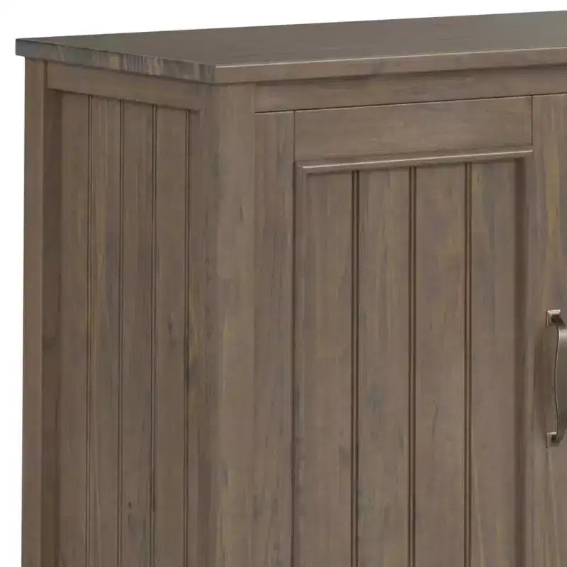 Rowan TV Stand for TVs up to 60" Smoky Brown - Wyndenhall: Contemporary Style, 30-Inch Height, Storage Drawer