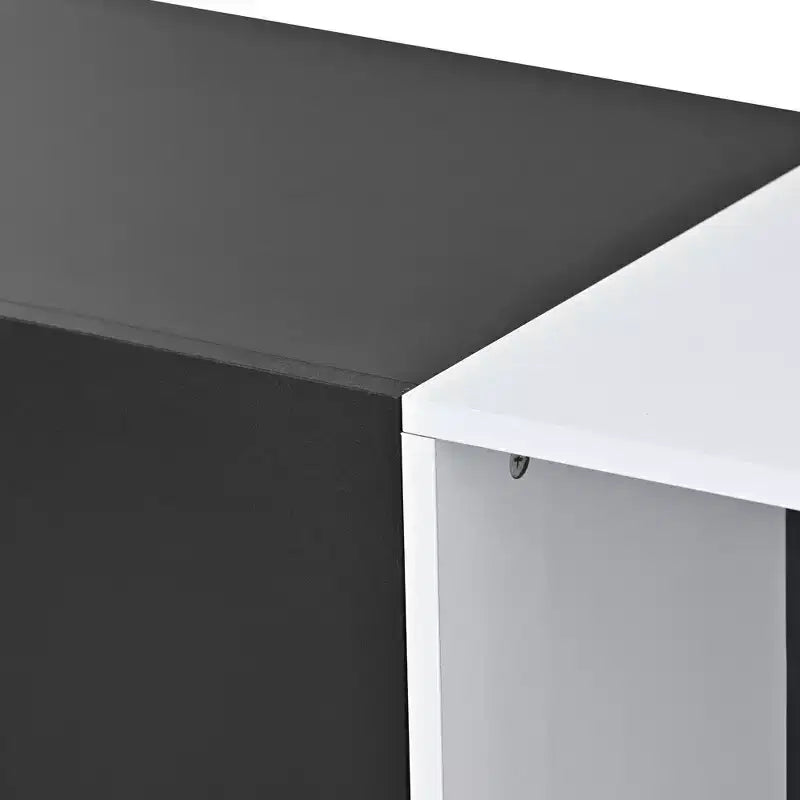 Modern TV Stand for TVs up to 80'', Entertainment Center with Large Storage Cabinet RE-ModernLuxe
