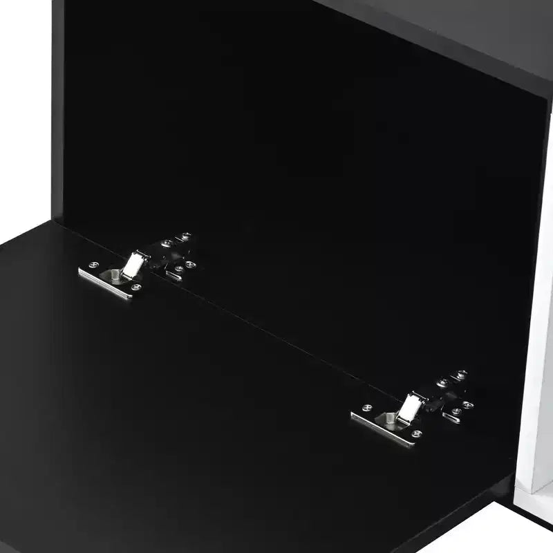 Modern TV Stand for TVs up to 80'', Entertainment Center with Large Storage Cabinet RE-ModernLuxe