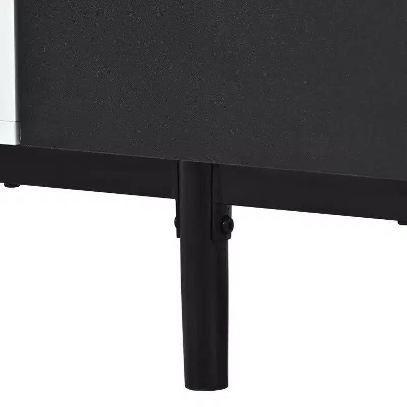 Modern TV Stand for TVs up to 80'', Entertainment Center with Large Storage Cabinet RE-ModernLuxe